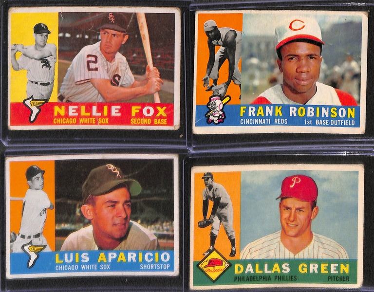 Lot of  (16) Topps Baseball Cards from 1959-1961 w. 1960 Mantle & Boyer